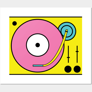 80s 90s Nostalgia DJ Deck Posters and Art